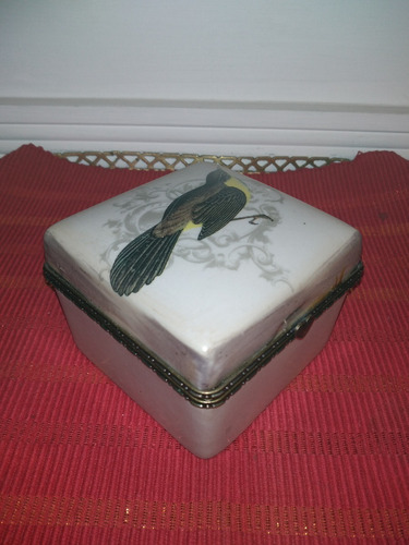 Antiguo Joyero Porcelana Inglesa, Sellada, Rebajada (Usado)