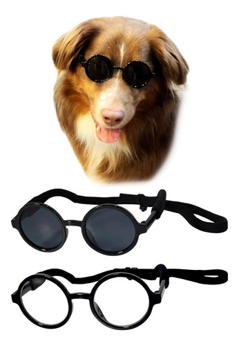 G001 Gafas De Sol Redondas Para Disfraz De Perro, Gato, Masc