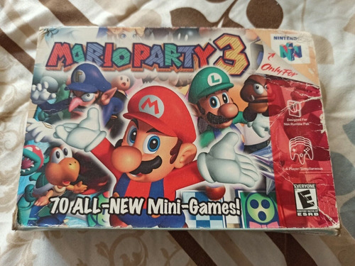 Mario Party 3 Nintendo 64 Con Caja Y Manual (Usado)