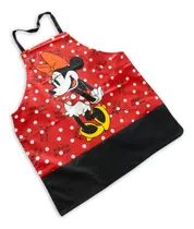 Comprar Delantal De Cocina Minnie Lunares -piñata- Color Rojo Diseño De La Tela Delantal Minnie Lunares