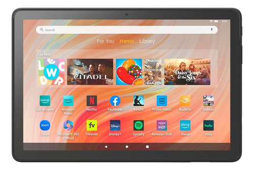 Tablet preto Amazon FIRE HD 10 B0BHZT5S12 10,1 cm 32GB com 3GB de RAM
