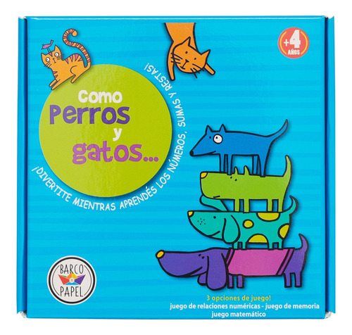 Juego De Mesa Didáctico Como Perros Y Gatos Matemáticas