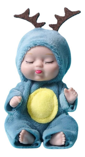 Brinquedo Kit 6 Mini Boneca Bebê Reborn Menina Presente