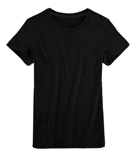 Kit 06 Camisetas Masculina Camisa Slim Fit Lisa Basic Basica