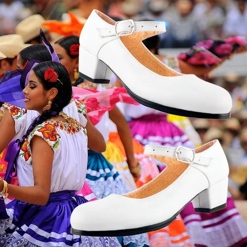 Botas Zapatos Para Folklore Mexicano Calzado Manzano Zapatos Para