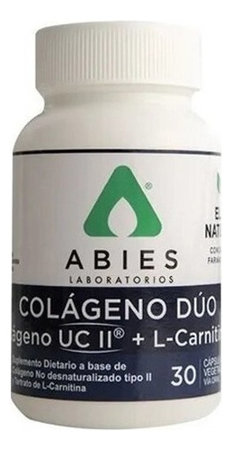 Colágeno Duo Abies® X 30 Cápsulas + L Carnitina Sabor Sin sabor