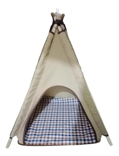 Teepee Cama Mascota Perros Gatos Pet Plegable Cómoda Carpas 