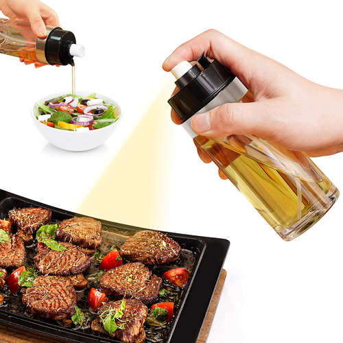 - Dispensador Y Rociador De Aceite 2 En 1 De 150 Ml,
