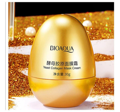 Crema facial hidratante para flacidez con levadura de colágeno Bioaqua