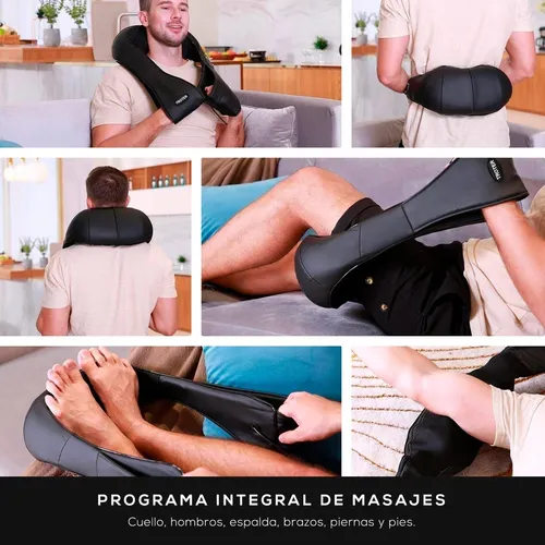 Masajeador Electrico Cervical Espalda Cuello Lumbar Calor Ep