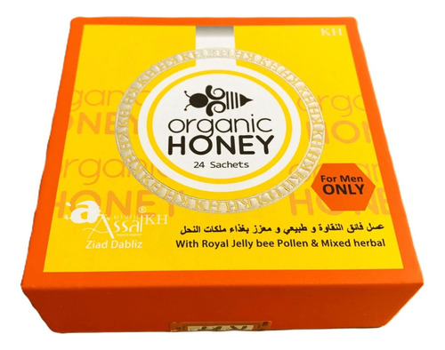 Miel Organic Honey 24 Sobres De 10g