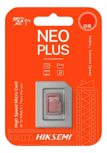 Ezviz Hiksemi Neo Plus Hs-tf-e1 Memoria Micro Sd 512gb C10