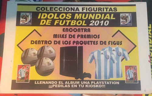 Álbum Figuritas Ídolos Mundial 2010 Completo - Excelente !!!