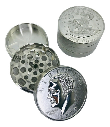 Picador Metal Dolar America Grinder 3 Piezas 50mm Candyclub