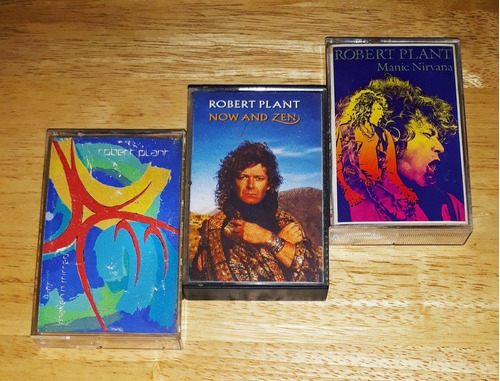 Robert Plant 3 Cassettes Maniac Nirvana Now And Zen Zeppelin