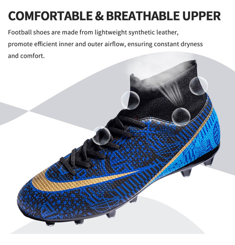 Botas De Fútbol Para Hombre, Botas De Entrenamiento Ligeras