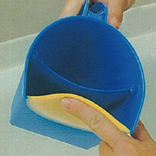 Imagen 5 de 5 de Jarra Para Enjuagar Bebe Mega Baby Con Borde Silicona