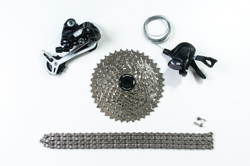 Kit Transmissão Grupo Sunrace 9v 1x9v 11x40 Mtb Bike 4 Peças