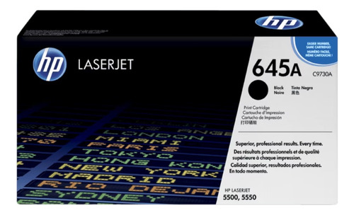 Hp Toner 645a C9730 Negro