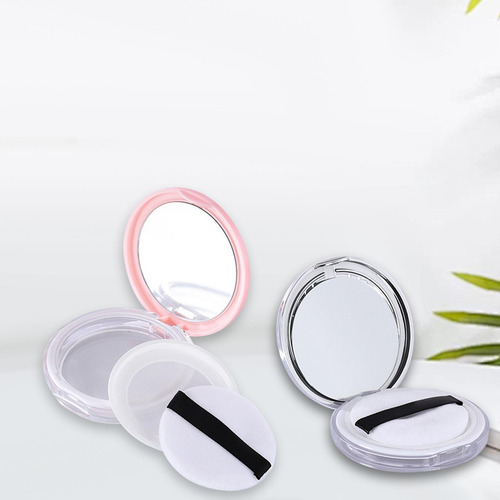 2 Contenedor De Polvo Compacto De 2 Uds Con De Malla De