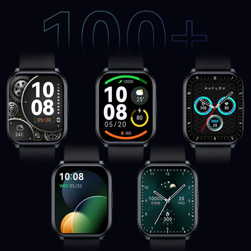 Imagen 6 de 7 de Haylou Smart Watch 2 Pro Pantalla 1,85'', Ip68 Para Android/ios, Bt 5.0, Azul Oscuro