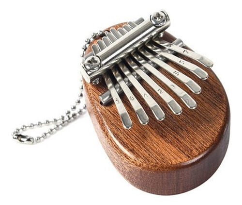 Mini Instrumento De Pulgar Para Kalimba De 8 Teclas