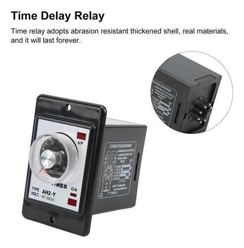 Regulador De Tiempo Delay Relay Ah2y 60s Time Small Pointer