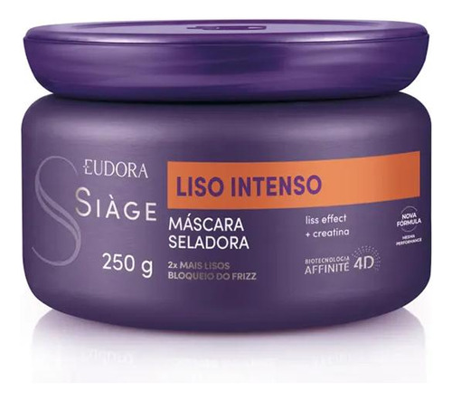 Eudora Siàge Liso Intenso Máscara Capilar 250g