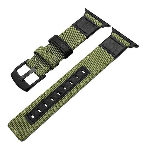 Cuero De Lona Para Apple Watch Band Series 8 7 6 5, 40 44 Mm