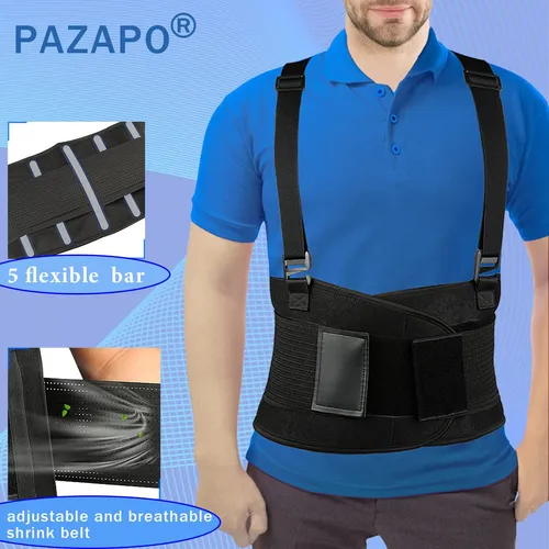 Pazapo Soporte De Espalda Para Hombres Y Mujeres, Soporte Lu