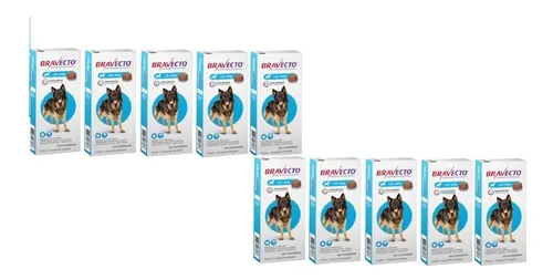 comprar Bravecto Combo 10 Unid  De 20 A 40 Kg