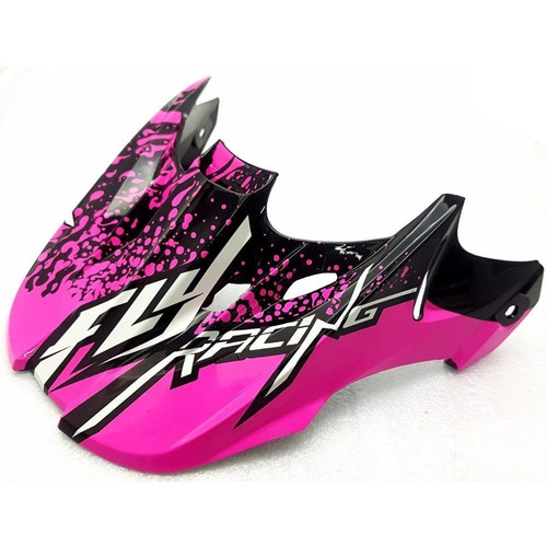 Pala Visor P/ Capacete Fly Kinetic Inversion Rosa/preto