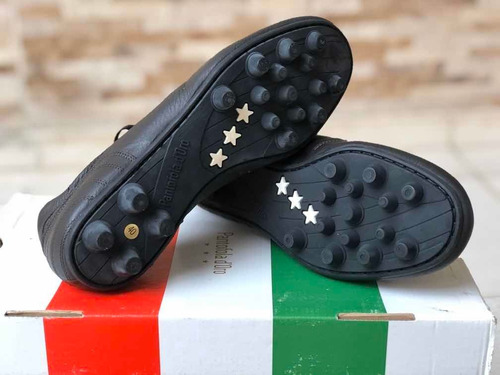 Chuteira Italiana Lazzarini Pantofola Doro Couro