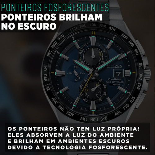 Relógio Masculino Citizen Promaster Sky Eco-drive Titanium