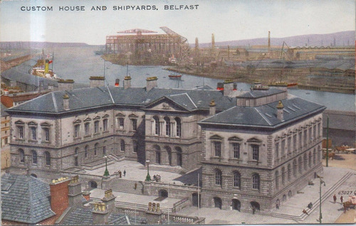 Postales Vintage House And Shipyards Belfast