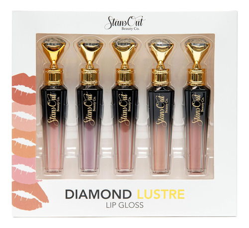 Brillo Labial Diamond Lustre Stansout - Lote De 5 - Envase