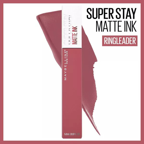 Labial Líquido Maybelline New York Superstay Matte Ink 175 Ringleader