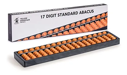 Ábaco Clásico Y Calculadora Sorobán De 10.5 Pulgadas