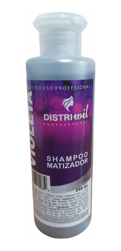 Imagen 1 de 7 de Shampoo  Matizador Violeta  Distriwil Professional X250ml
