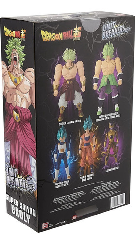 Muñeco Dragon Ball Super Saiyan Broly Limit Breaker Series