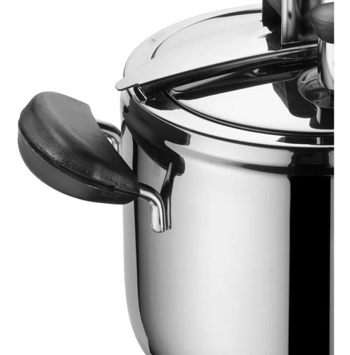 Imagem 2 de 5 de Panela De Pressão 5l Inox Italiana - Barazzoni