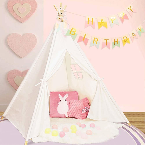 Sumerice Tipi Tienda De Campaña Para Niños De Juguete Con Fu