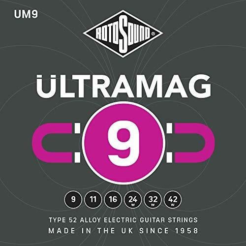 Rotosound 6 Ultramag Um9 Cuerdas Para Guitarra Electrica De