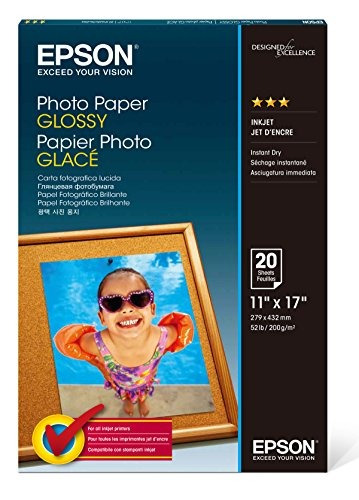 Epson S041156 Glossy Photo Paper 52 Lbs Glossy 11 X 17