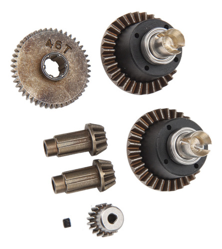 Kit De Engranajes De Motor De Coche Rc, Conjunto De Transmis