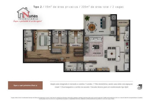 Apartamento No Bairro Ahú Em Curitiba Pr - 15345