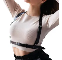 Comprar Arnês De Couro Feminino Mulheres Cintos Couro Pu Cinto Fashi