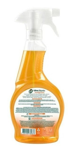 Imagen 2 de 3 de Limpiador Cif Bioactive Antigrasa Gatillo X 500 Ml