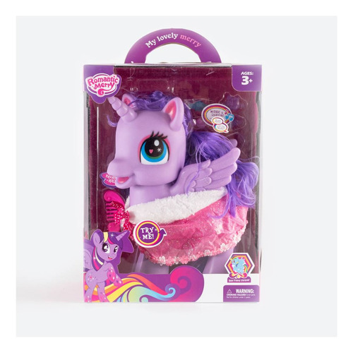 Pequeño Pony Unicornio Grande Luz Sonido Traje Y Accesorios