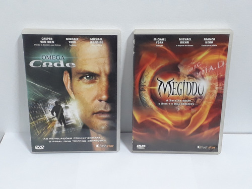 Dvd Box Meggido E Omega Cade Com Luva.